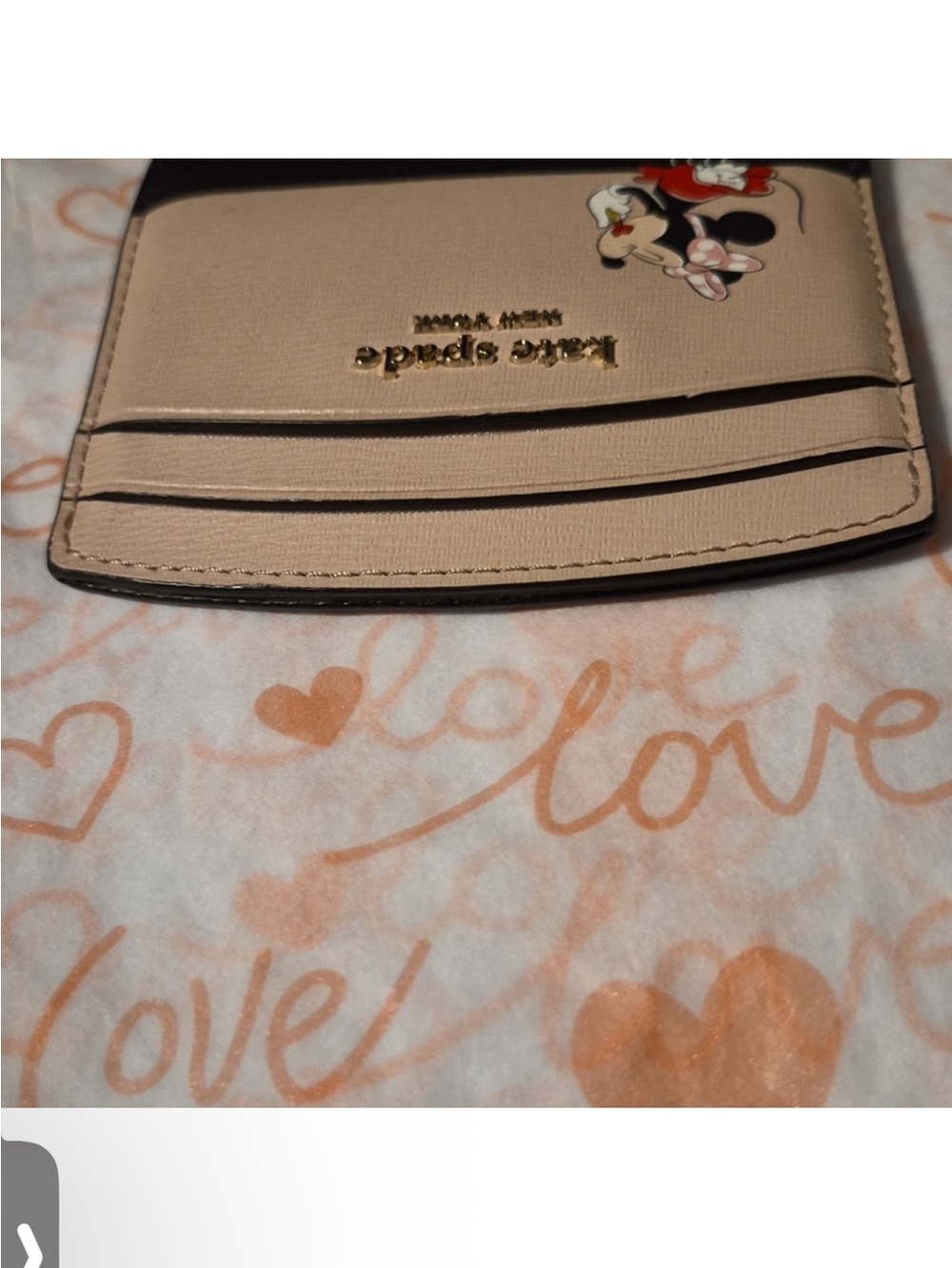 KATE SPADE
MINNIE MOUSE & DISNEY
COLLAB • Leather CC/ID
Wallet EUC - Picture 3 of 10